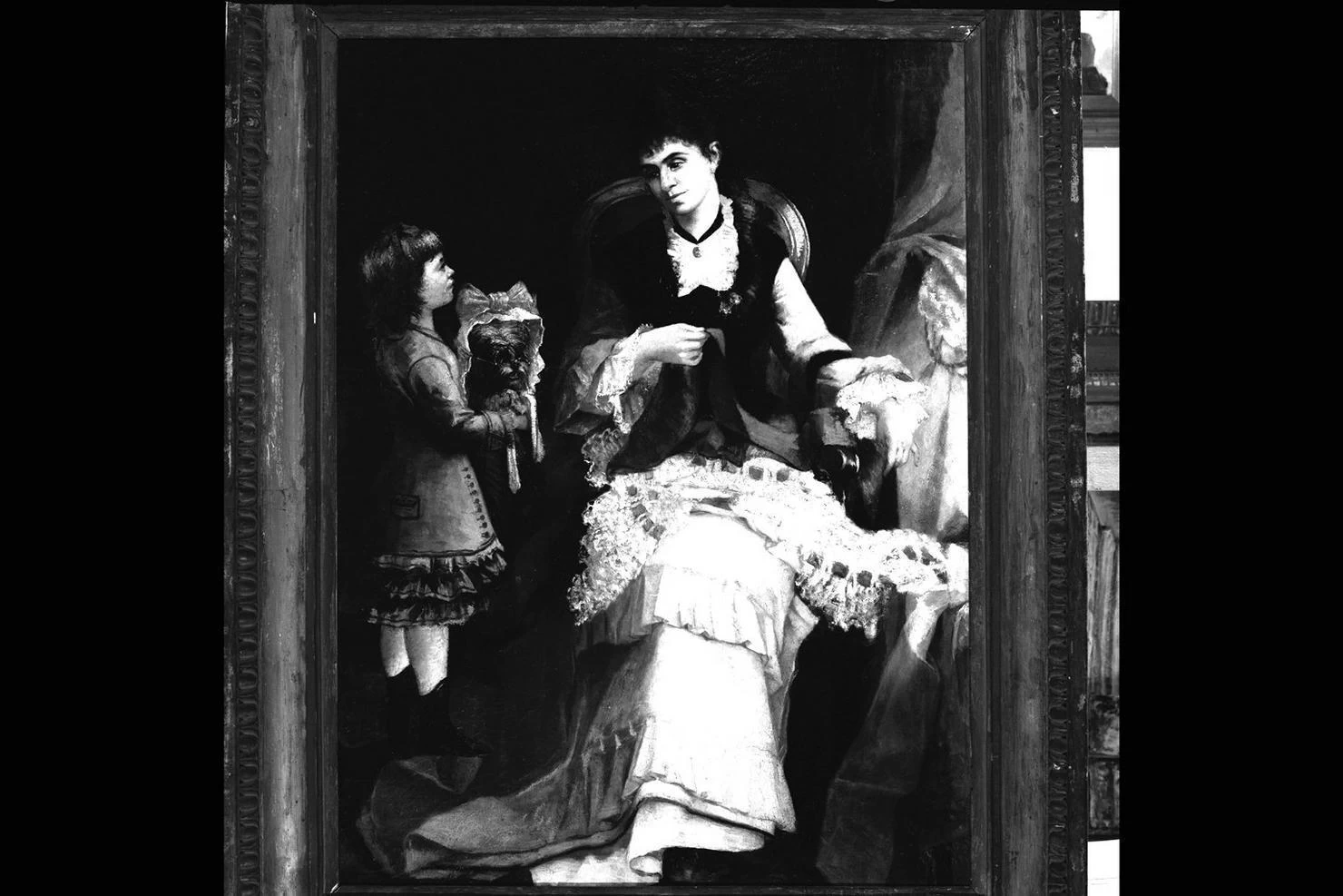 Ritratto di signora con bambino e cagnolino - Museo Civico e Pinacoteca del Palazzo Malatestiano, Fano